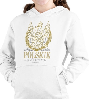 BLUZA DZIECIĘCA Z KAPTUREM POLSKIE KRÓLESTWO